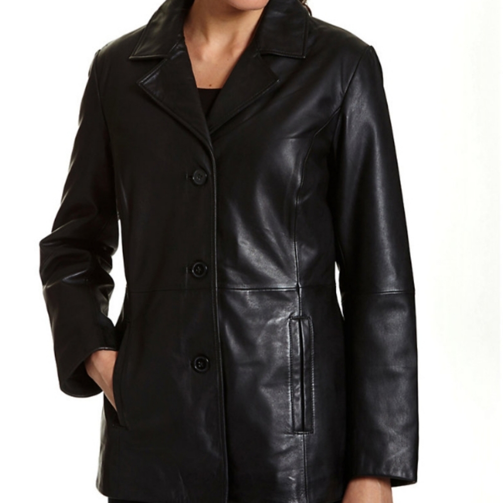 Vintage- Women's Valerie Stevens New Zealand Lambskin Size Small